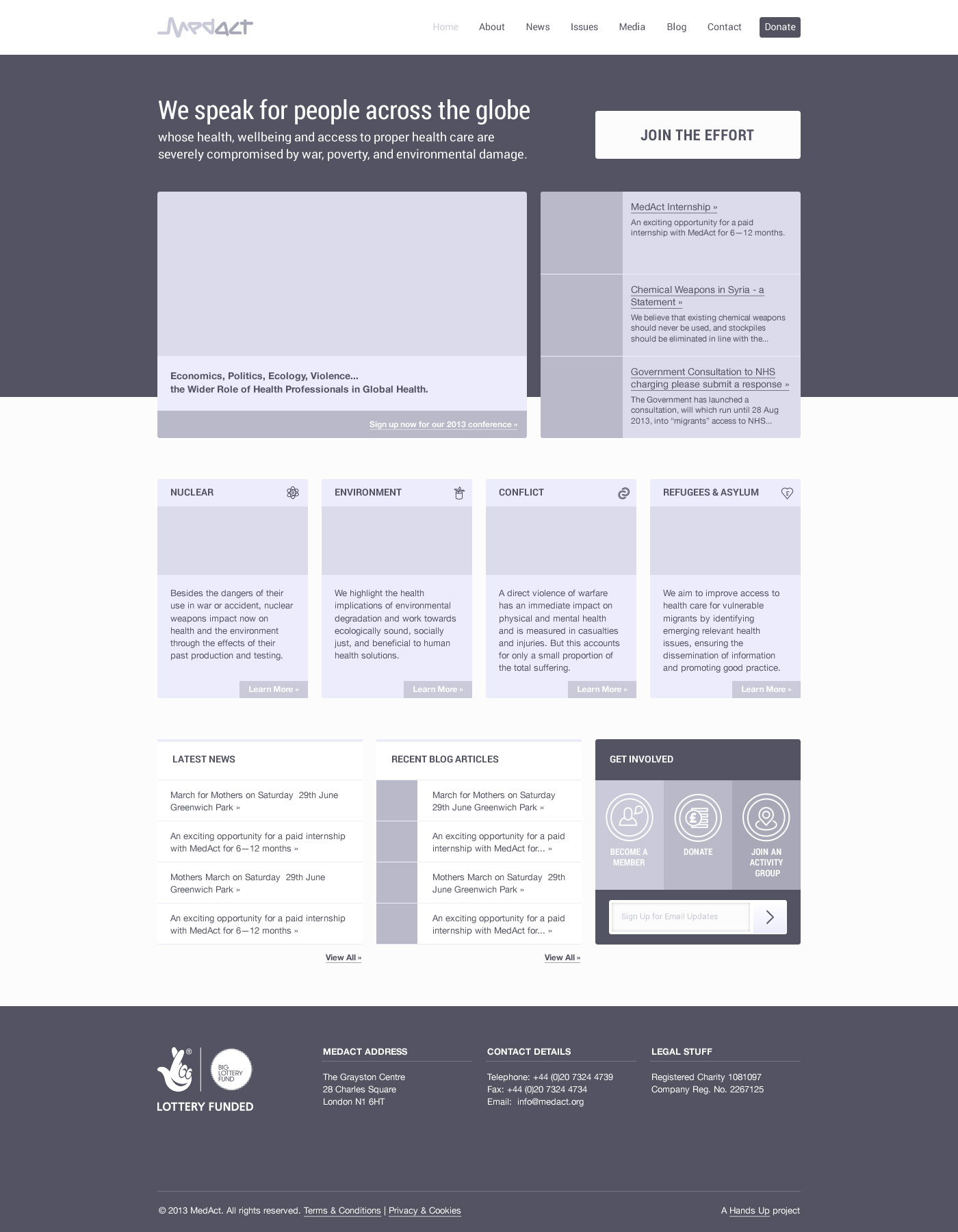 MedAct Website Design Wireframe