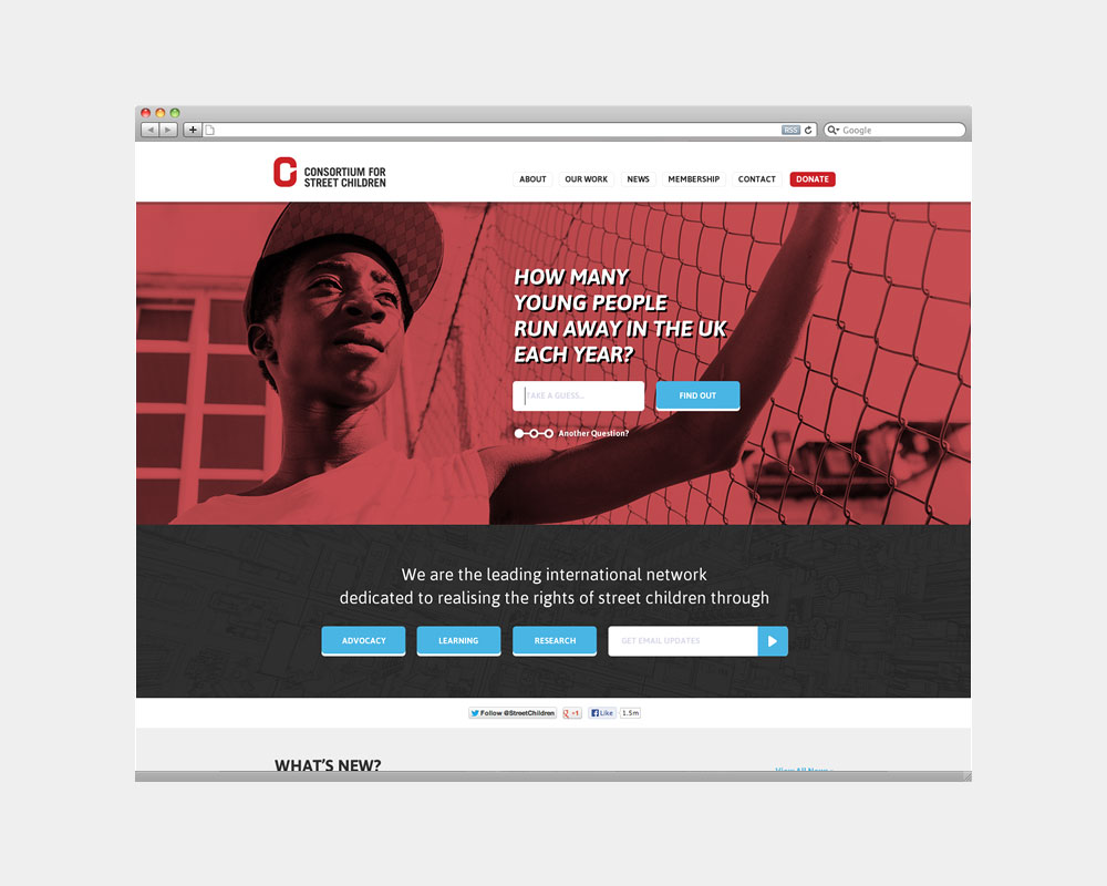 CSC Website Visual Design