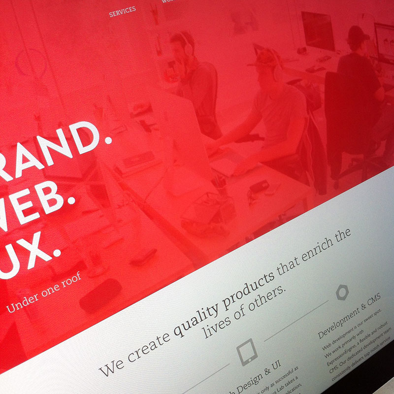 Focus Lab website screenshot