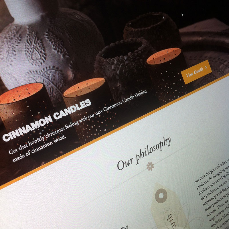 Home on Earth website screenshot