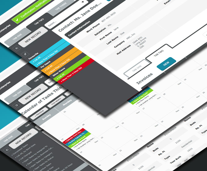 UI Screen Views Examples Design