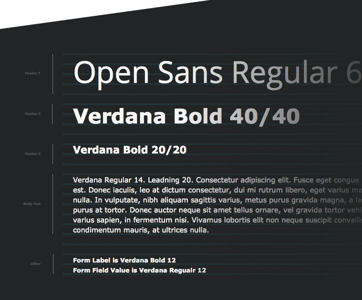 UI Typography Design