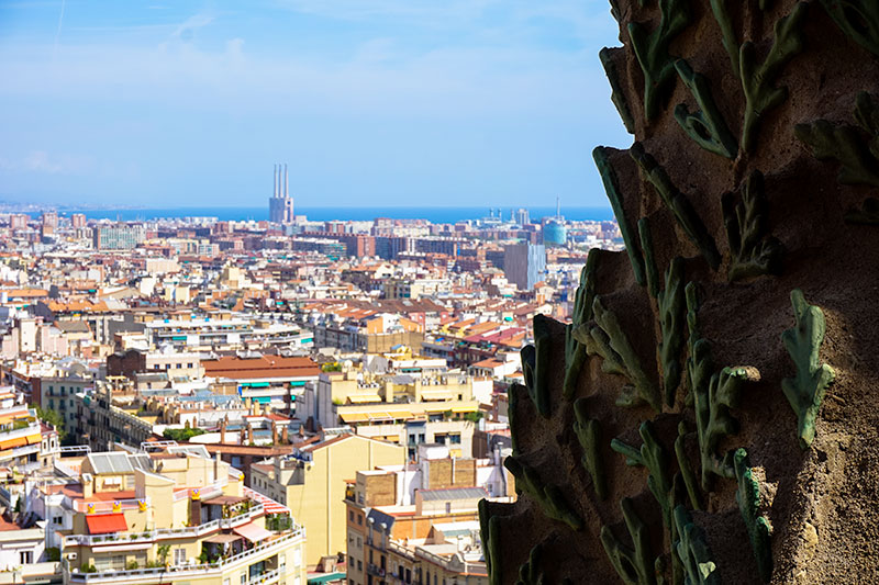Sagrada Familia Top View