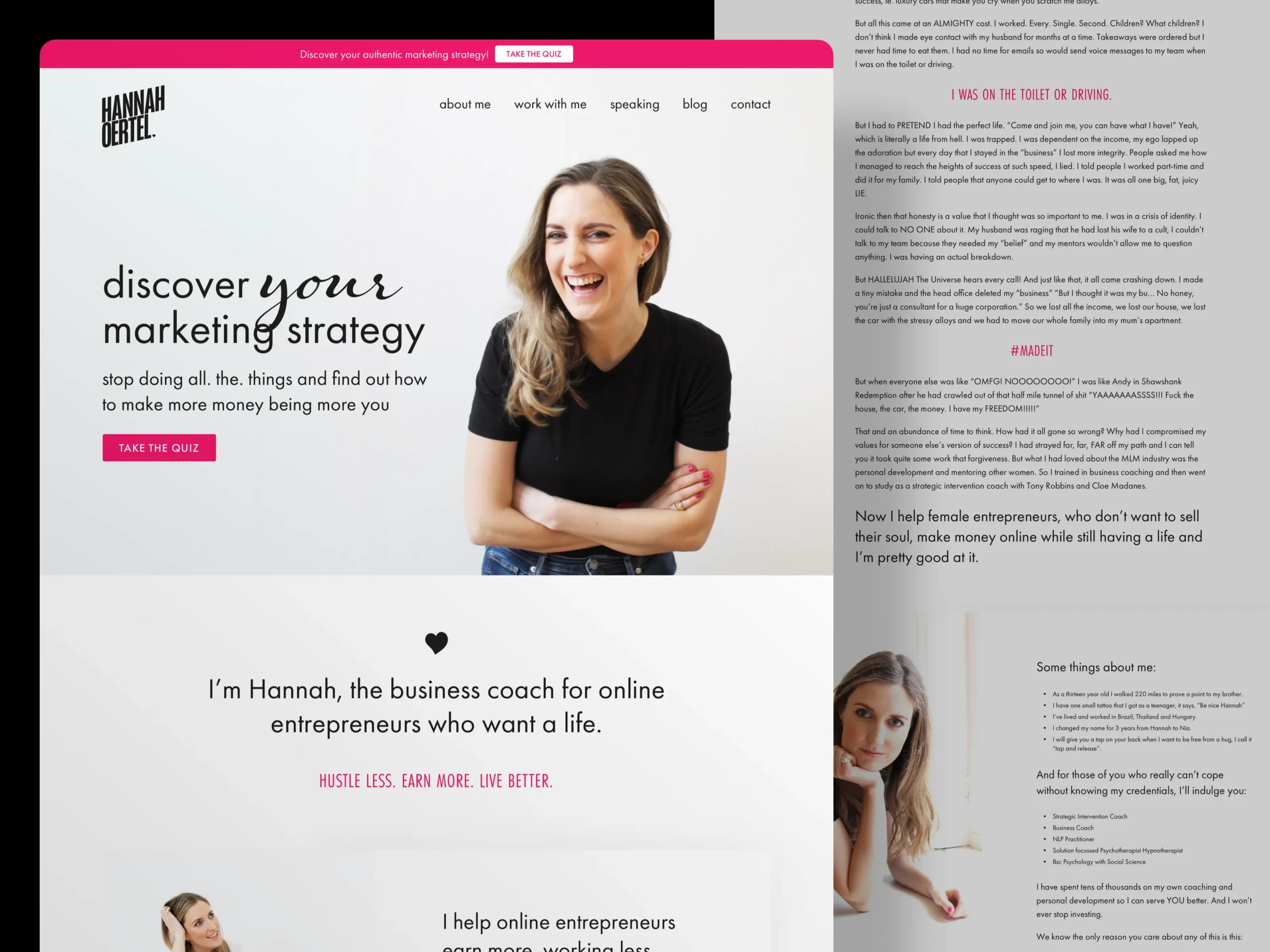 Sasha Lantukh Website Design